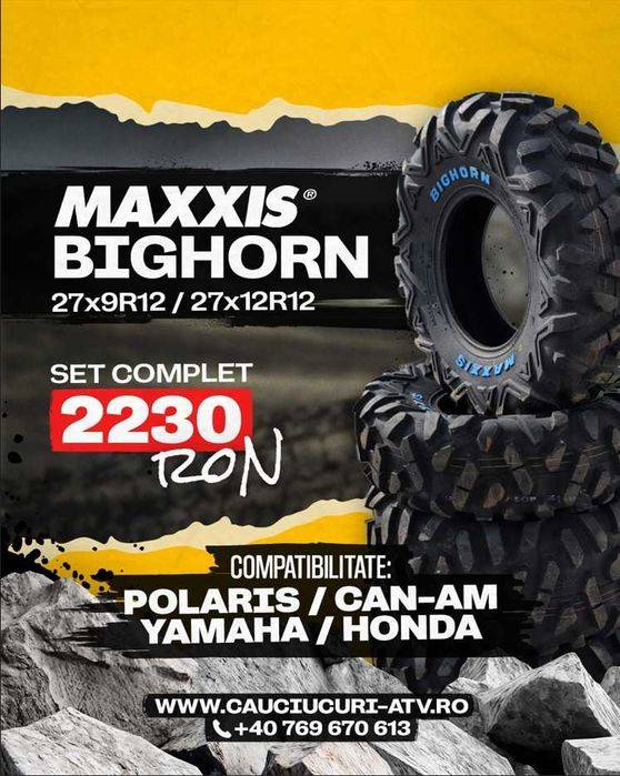 Anvelope ATV MAXXIS BIGHRON 27x9-12 / 27x12-12