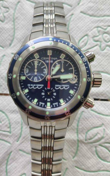 Certina DS Blue Ribbon Diver Chronograph