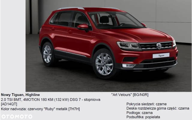 Volkswagen Tiguan 2.0 TSI BMT 4Mot Highline DSG