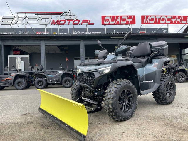 CFMOTO Z-FORCE 850 GREY T3B*PŁUG+KUFER*2024r*Vat23%*RATY*Trans150gra