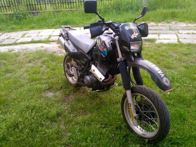 Yamaha XT 600 supermoto wydech Leo Vince SBK, koła SM EXCEL