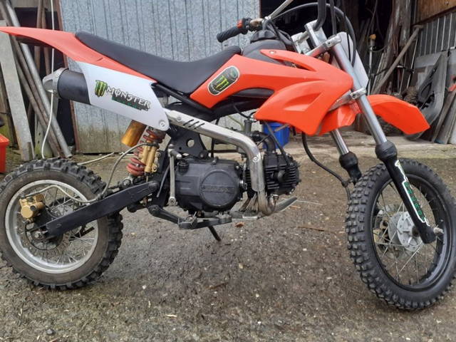 Pit Bike 125cc Lifan + drugi silnik 125cc – bardzo dobry stan