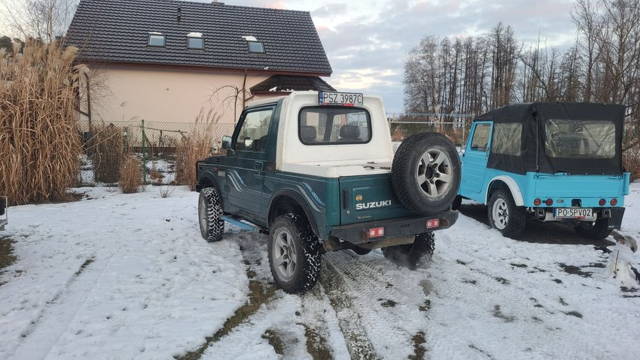 Suzuki samurai 1.6 na spreżynach