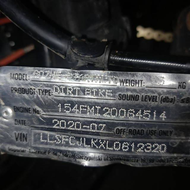 Sprzedam Crossa xtr 125