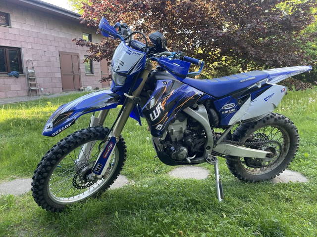 Yamaha WR450F stan ideał, zarejestrowana, oplacona,bez wad, rozrusznik