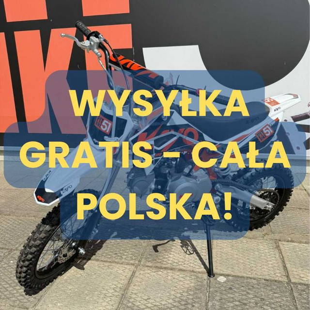 Nowy Cross Pit Bike KAYO 110 TSD - Wysyłka GRATIS cała Polska!