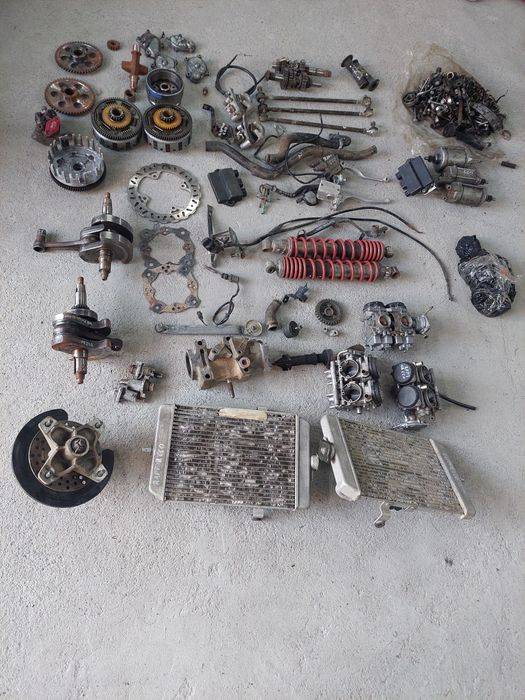 Yamaha raptor 660 chlodnica gaźnik moduł wał rozrusznik sprzęgło wahac