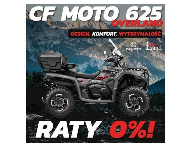 CF Moto 625 OVERLAND EPS Raty 0%/Leasing/Transport Motor-Land