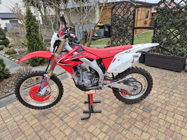Honda crf450x zarejestrowana