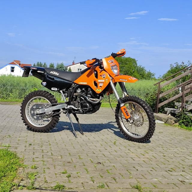 Ładny KTM lc4 600 keihin fcr dr 620 kokusan egs crf 400 xl klr SM exc