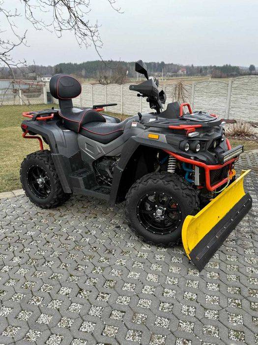 Odes 800 Quad Pług + wyciągarka i lampa led