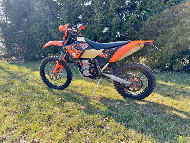 KTM 450EXC 2008 rok, zarejestrowany