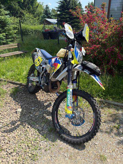 Husqvarna FE 350 masa dodatków, amortyzator skrętu, Salon PL