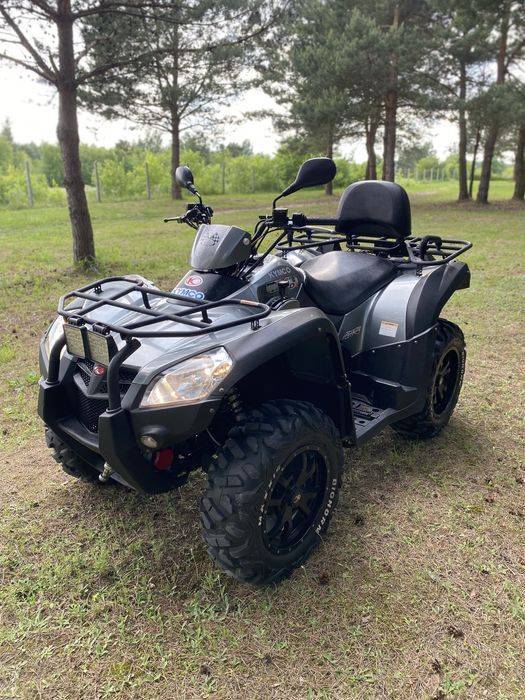 Quad Kymco MXU IRS 500 DX 4x4  zarejestrowany sprowadzony. Ładny stan.