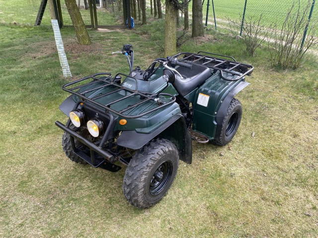 Quad Yamaha Bear Tracker 250 zarejestrowana