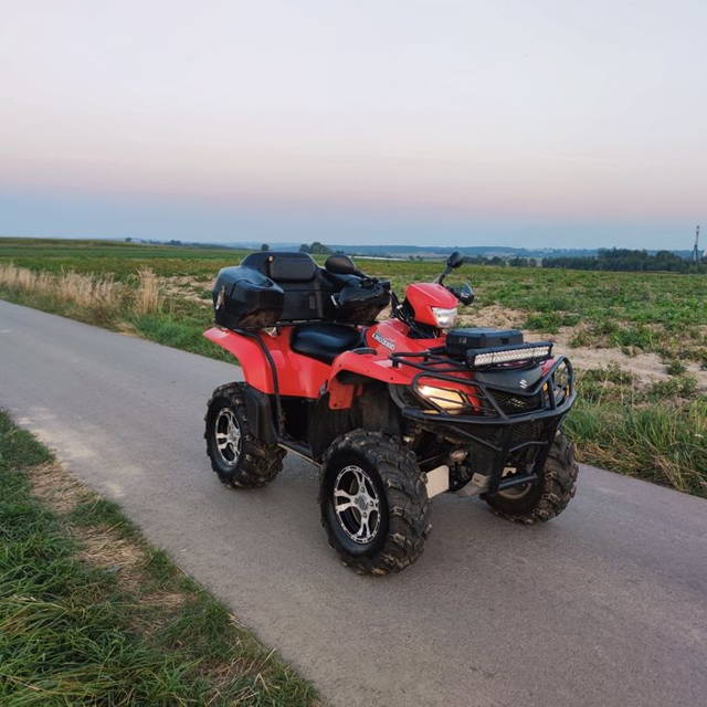 Suzuki kingquad 750 axia wspomaganie idealny stan