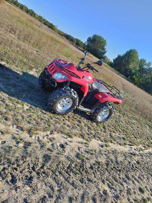 Arctic cat 400 4x4  quad zarejestrowany, hak, wyciągarka