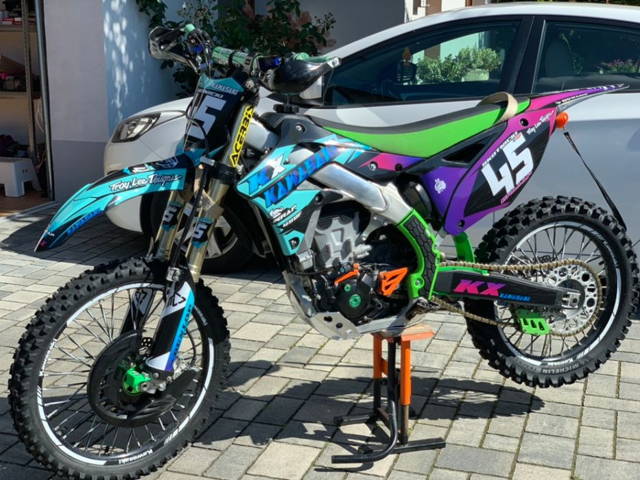 Profesjonalna Okleina PRO MX - Kawasaki KX KXF wszystkie roczniki
