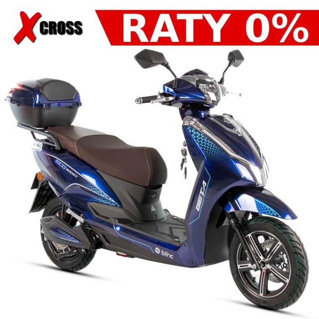 Skuter elektryczny Blinc Beta 2000W kufer Raty Dostawa