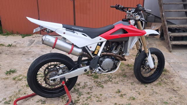 Husqvarna te 450 Supermoto - 26mth po remoncie