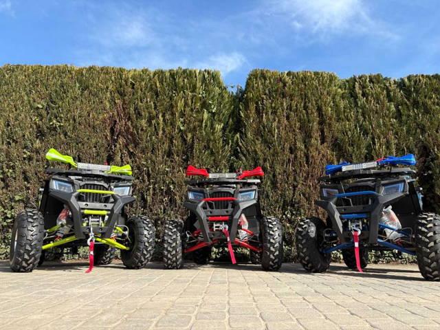 QUAD 150cc XXL // Pelikan Nero // Duża rama wyciagarka alufelgi raty