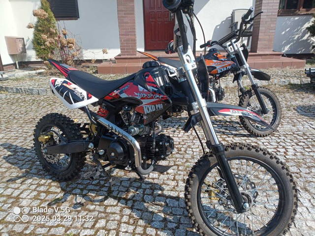 cross 125 automat koła 14/12 + buty i  zbroja