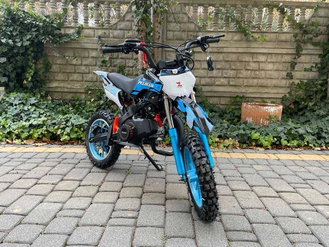 MINI CROSS SPALINOWY dla dzieci Pelikan FLASH Rozrusznik elektryczny