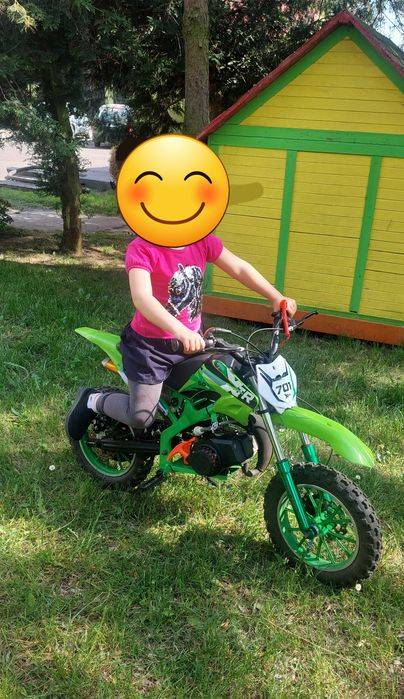 Mini cross poket motorek dla dzieci 50cm² szarpak