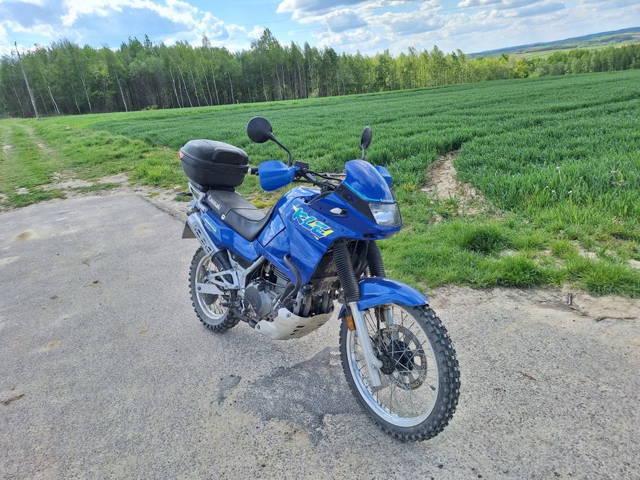 Kawasaki kle 500 stan do jazdy, swiezy przeglad!