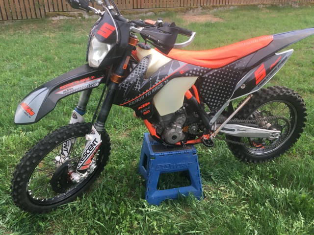 KTM Exc 350 Six Days Wp Trax, FMF excf350 sixdays