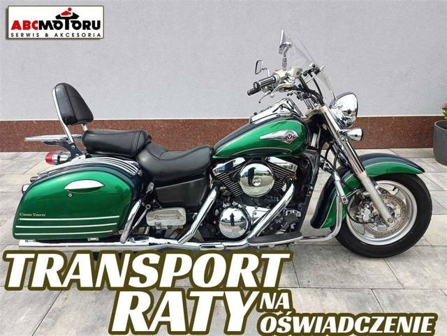 Kawasaki VN 1500 Classic Tourer, 1998 r. SZYBA, transport, raty!