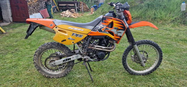 Ktm lc4 620 sc zarejestrowany uszkodzony