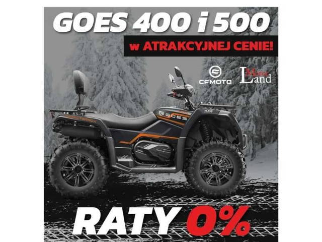 Quad CF Moto Goes 500 L EPS Pakiet ZIMA Raty 0% MOTOR-LAND Płock
