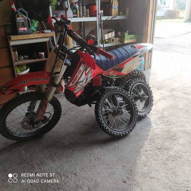 Cross RFZ 125,  koła 17/14 + 14/12