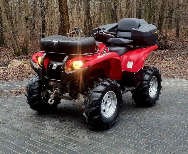 YAMAHA grizzly 700cc zarejstrowana doposażona kufry wyciągarka hak