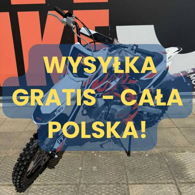 Nowy Cross Pit Bike Kayo TT140 - Wysyłka GRATIS cała Polska!