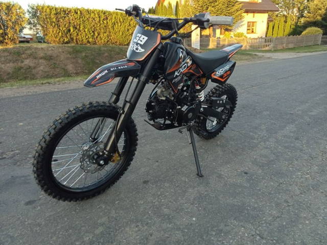 Cross KXD 607 PRO HAWK 125cc 17/14 NOWY e-start amortyzator gazowy