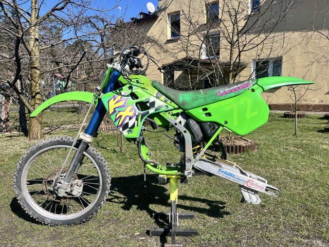 Kawasaki KX 1991 2T rama KX 250 retro motocross