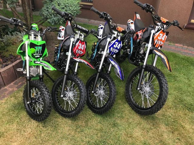 Cross KXD 125 -250 cc PRO 2025 rok koła 14/17 12/14 10/12 cali  NOWE