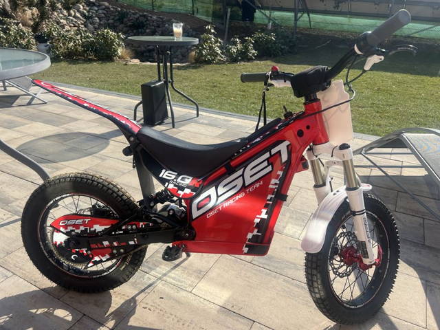 Motor cross elektryczny dla dzieci trial OSET 16.0 5-7lat