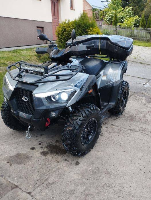 Quad Kymco Mxu 700 EPS T3b homologacja kufer hak