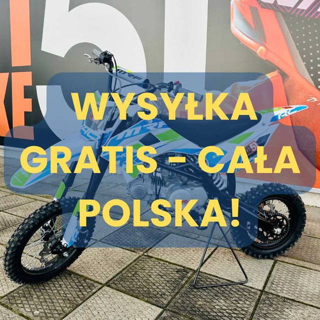Nowy Cross Pit Bike MRF 140 RC - Wysyłka GRATIS cała Polska!