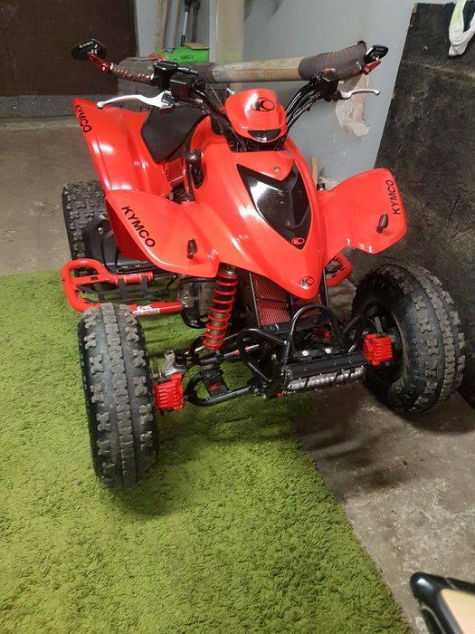 Kymco kxr 250s z przyczepką  zamienie na większy
