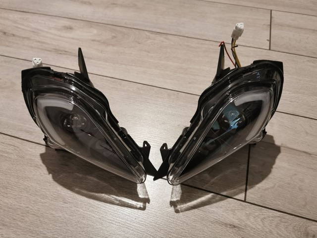 Yamaha raptor lampa lampy reflektor led kierunki wolverine