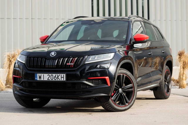 Skoda KODIAQ RS 240KM Diesel 7os Full OPCJA + kpl KÓŁ ZIOMOWYCH