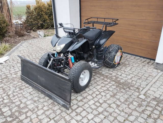 Quad Bashan 250 z pługiem