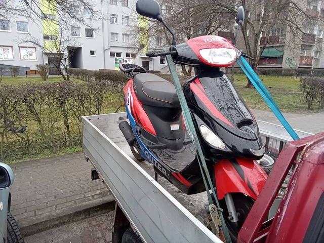 Skuter Toros El Rio 50 ccm po serwisie plastiki do poprawek