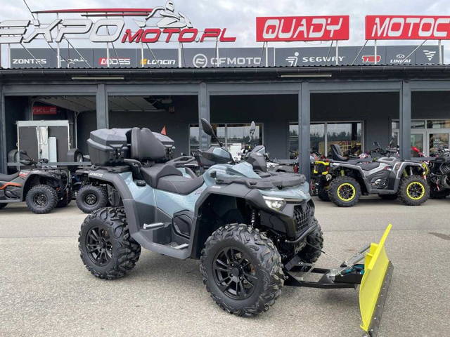 CFMOTO Z-FORCE 850 GREY T3B*PŁUG+KUFER*2024r*Vat23%*RATY*Trans150gra