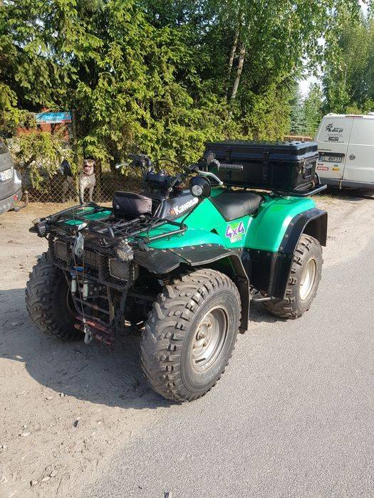 Quad Kawasaki klf 300 ,. 4x4 PŁUG !!! HAK!!! /przeprawowy/ terenowy/sz