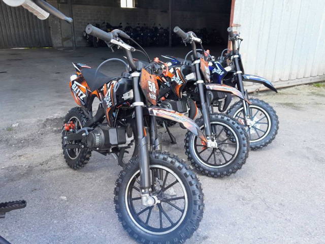 NOWE Mini kros cross pitbike  automat dla dzieci 50cc bezpośr wysyłka